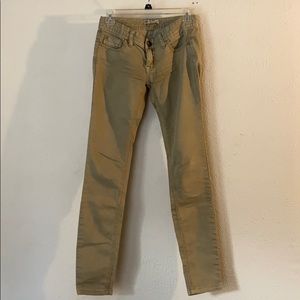 Free people tan jeans